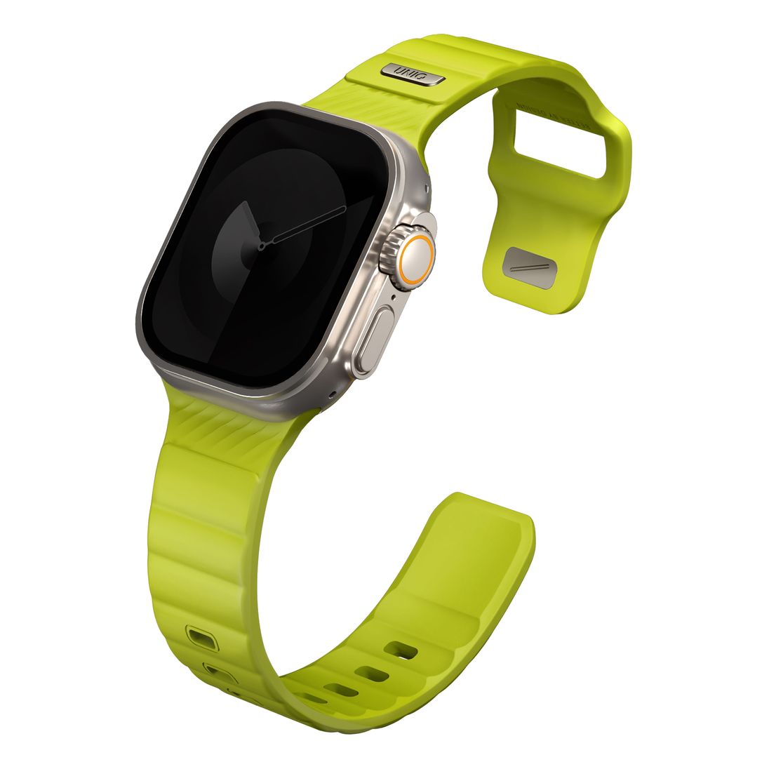 UNIQ Stride Fkm Rubber Apple Watch Strap 49/45/44/42mm - Lime Green