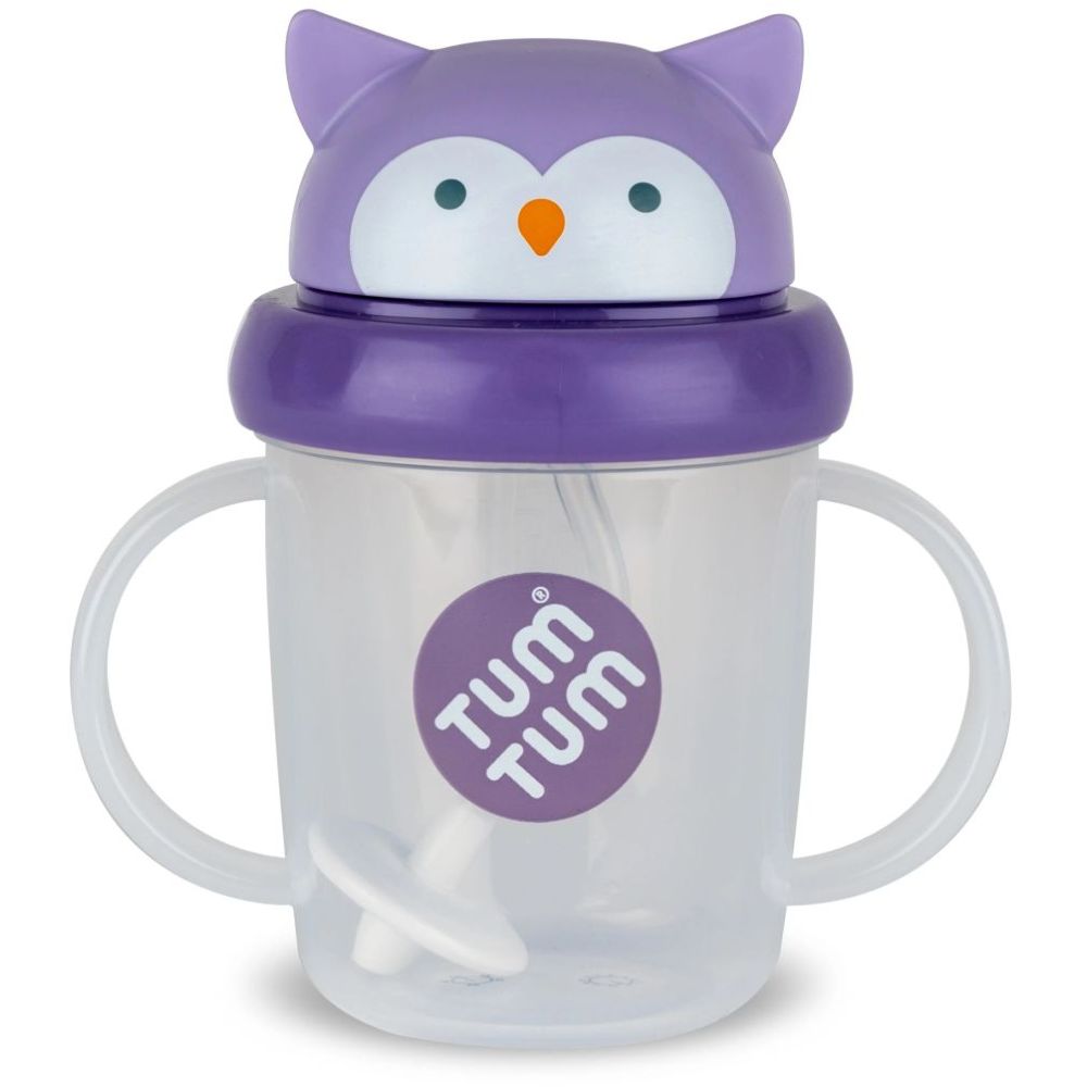 Tum Tum Olivia Owl (Series 3) Tippy Up Cup With Weighted Straw - 200 ml