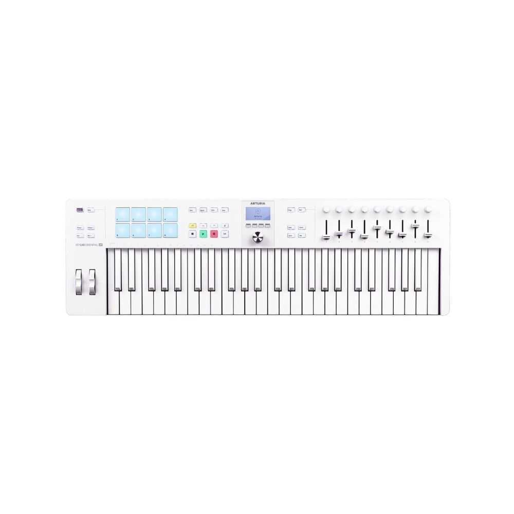 Arturia Keylab Essential MK3 49-Key Keyboard Controller - Alpine White