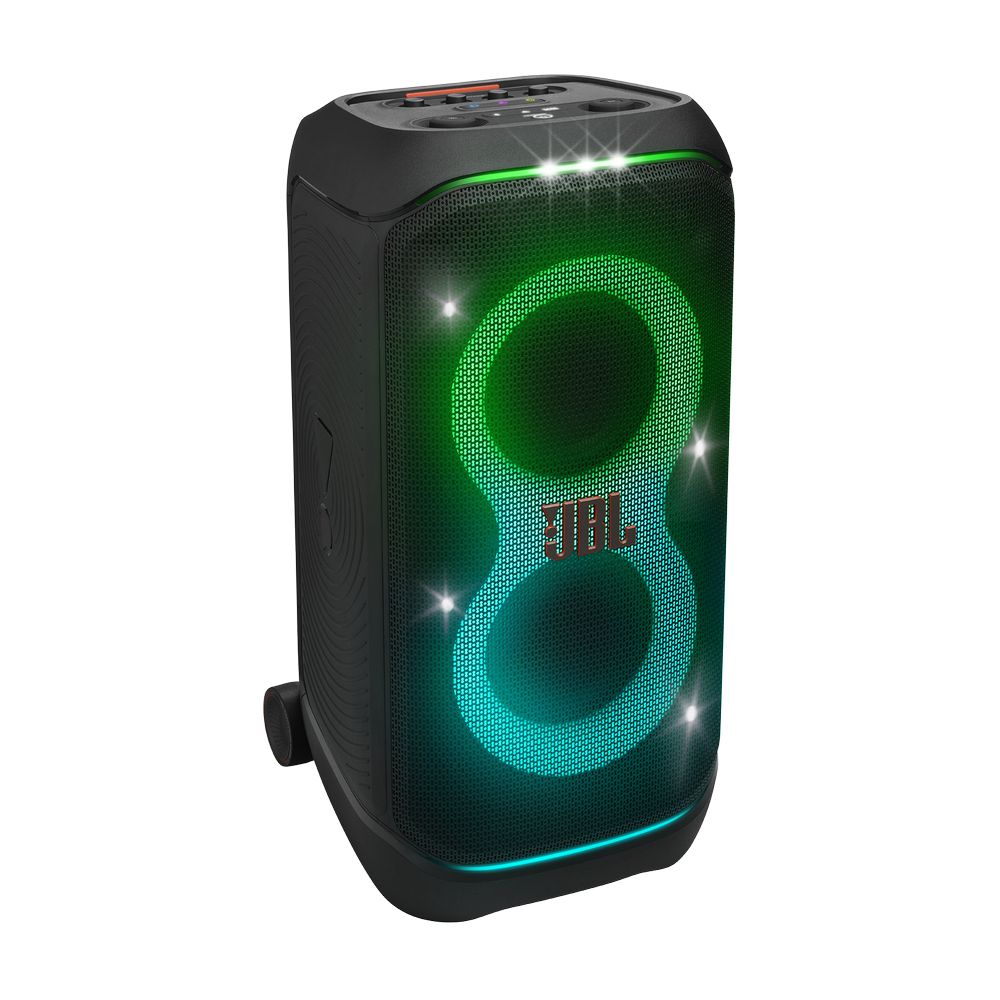 JBL Partybox Stage 320 Portable Party Speaker With Wheels - Black