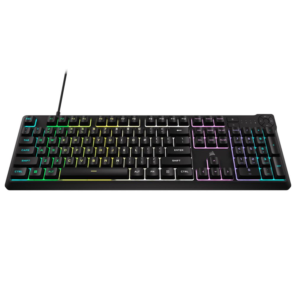 Corsair K55 Core Wired 100% RGB Gaming Keyboard - Black