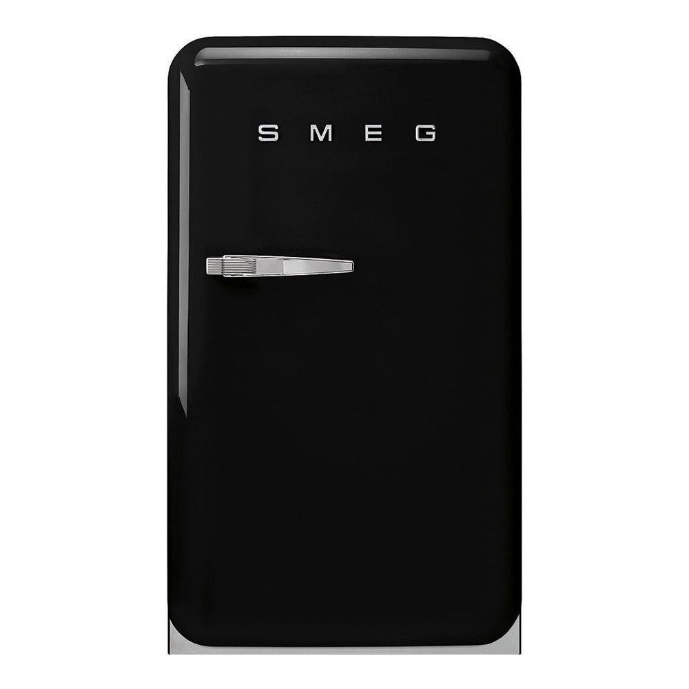 SMEG 50's Retro Style Single Door Refrigerator 118L - Black