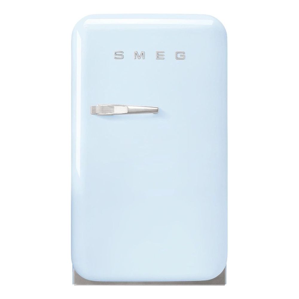 SMEG 50's Retro Style Single Door Mini Refrigerator 38L - Pastel Blue