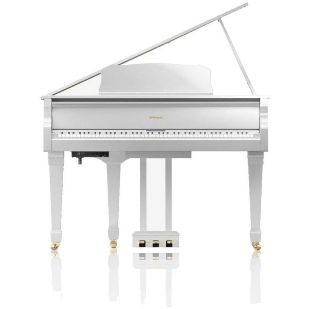 Roland GP609-PW Digital Grand Piano - (Polished White)