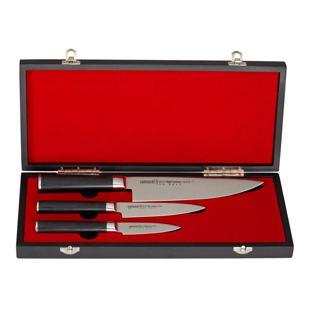 Samura MO-V Kitchen Knives Gift Box (Set Of 3)