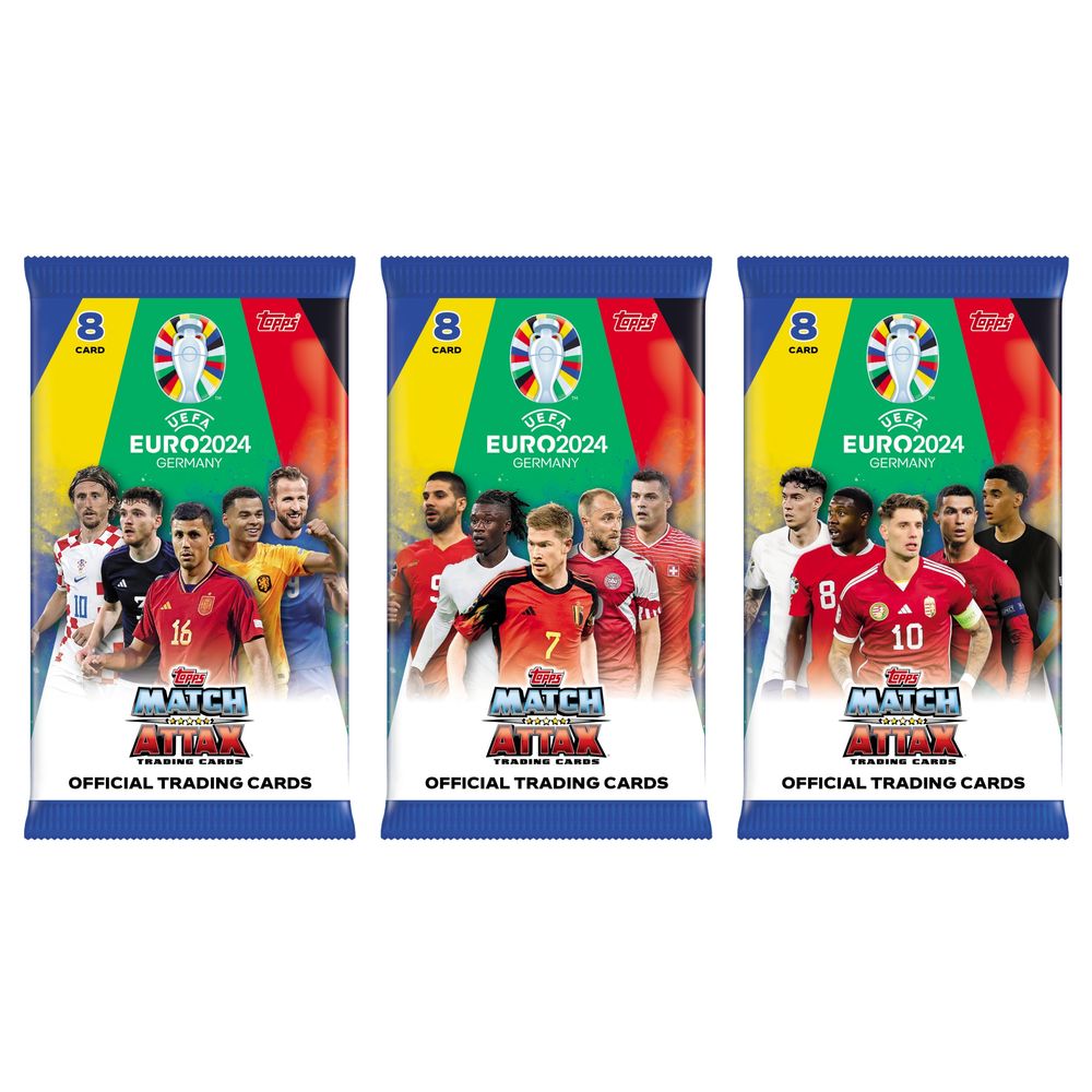 Topps Match Attax Euro 2023/2024 Single Pack (8 Cards) (Assortment -Includes 1)