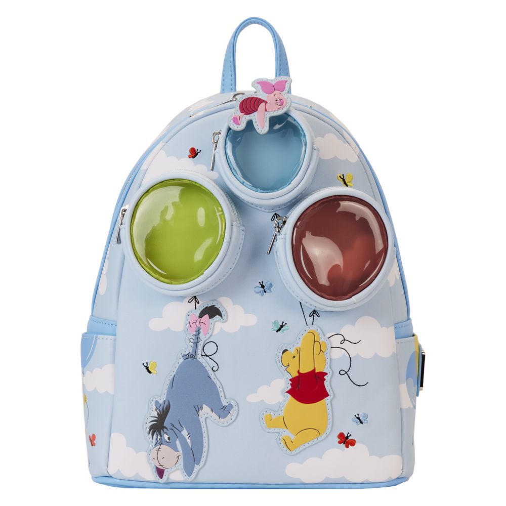 Loungefly Leather Disney Winnie The Pooh Balloons Mini Backpack