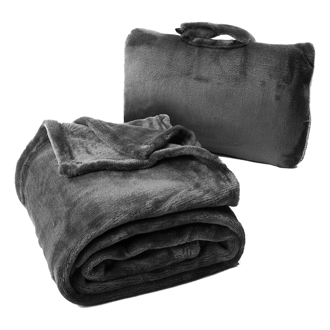 Cabeau Fold N Go Blanket - Charcoal Black