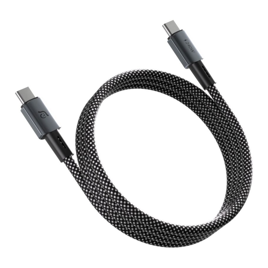 ADAM elements CASA MP100 USB-C to USB-C 240W Magnetic Charging Cable 1m - Black