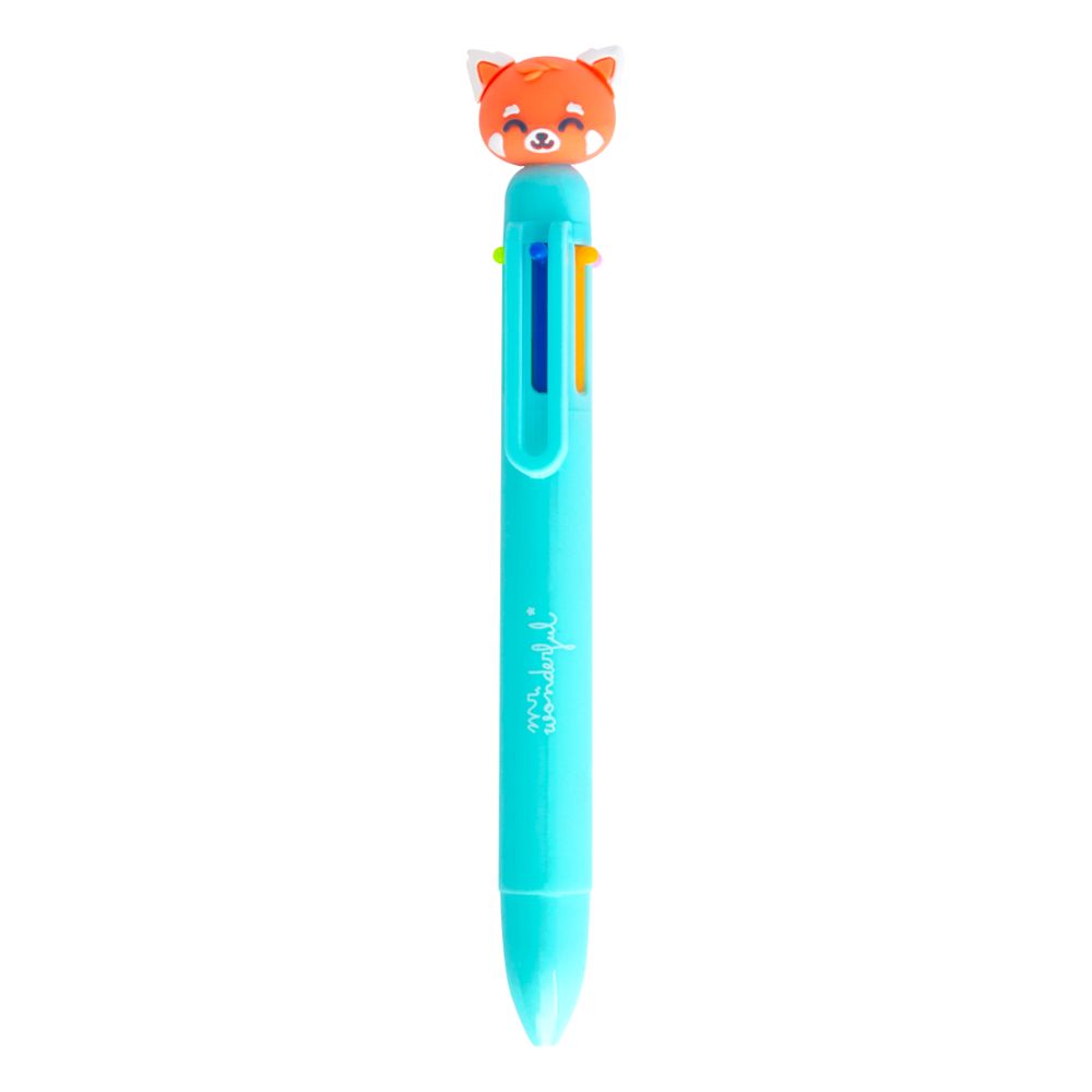 Mr. Wonderful Multi-Coloured Pen To Note Down Epic Plans Mint - Red Panda