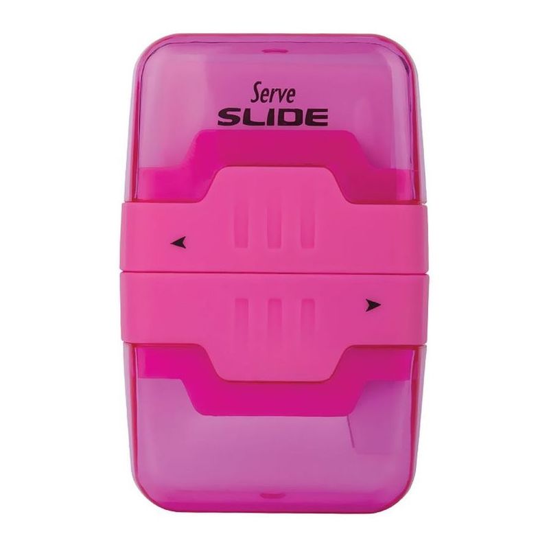 Serve Slide Eraser & Sharpener Combo Pink