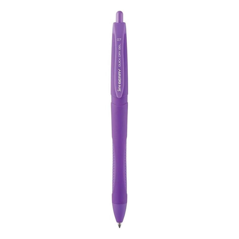 Serve Berry Quick Dry Gel Pen Pastel Purple 0.7mm