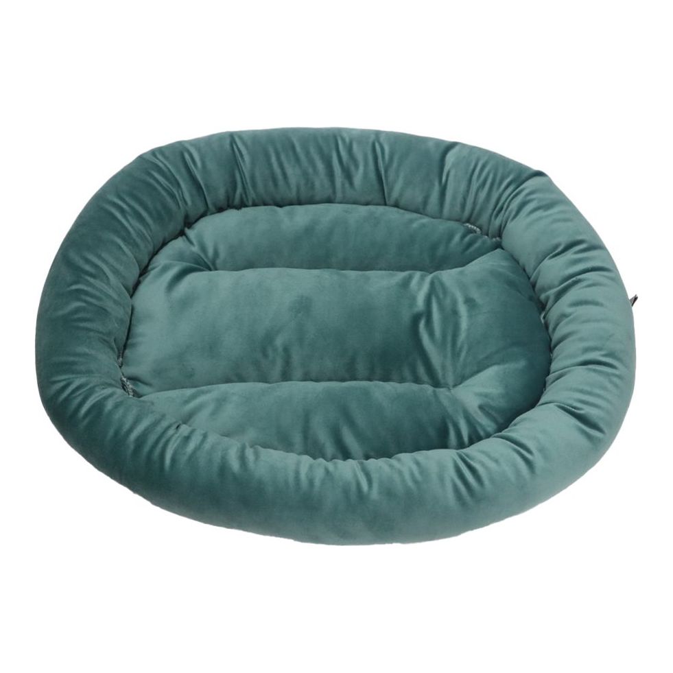 Nutrapet Aahh Dog Bed Velvety L46 x W42 x H42 Microplush 4 Green