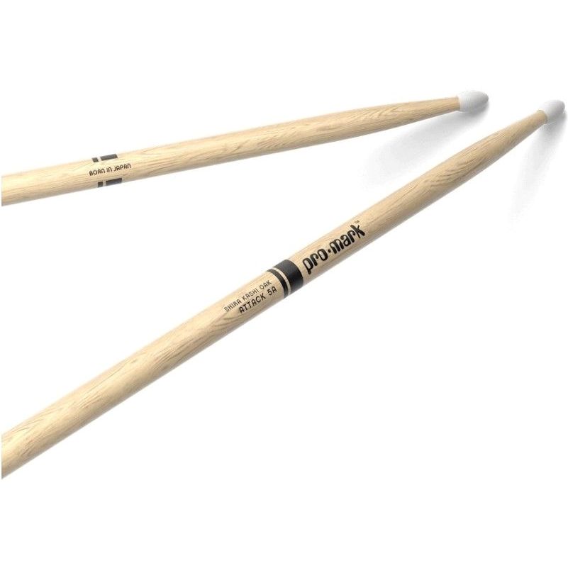 Promark Attack 5A Lacquered Shira Kashi Oak Drumsticks
