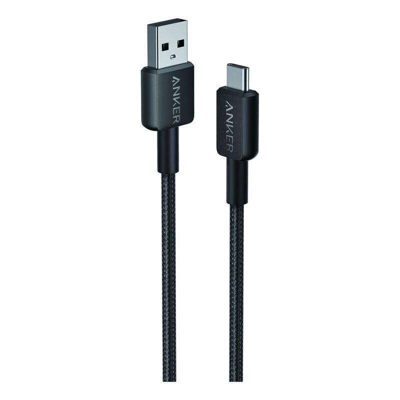 Anker 322 USB-A to USB-C Cable (Braided 3ft - Black
